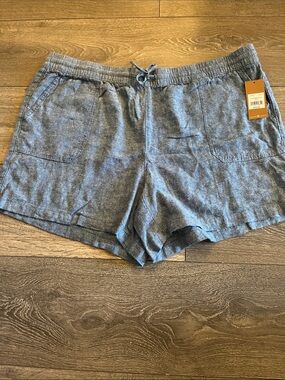 WOMEN'S Denver Hayes Knit Drawstring Shorts sz XL